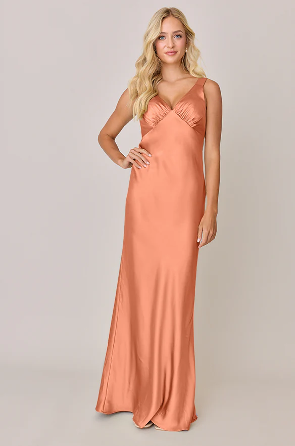 Audrey Satin Dress | Made To Order - Image 159