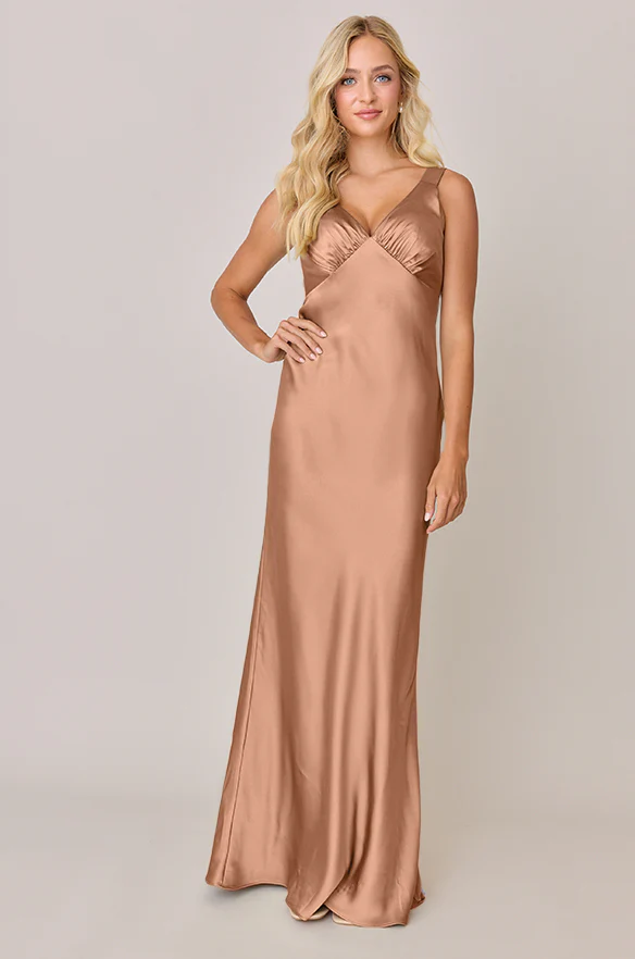 Audrey Satin Dress | Made To Order - Image 171