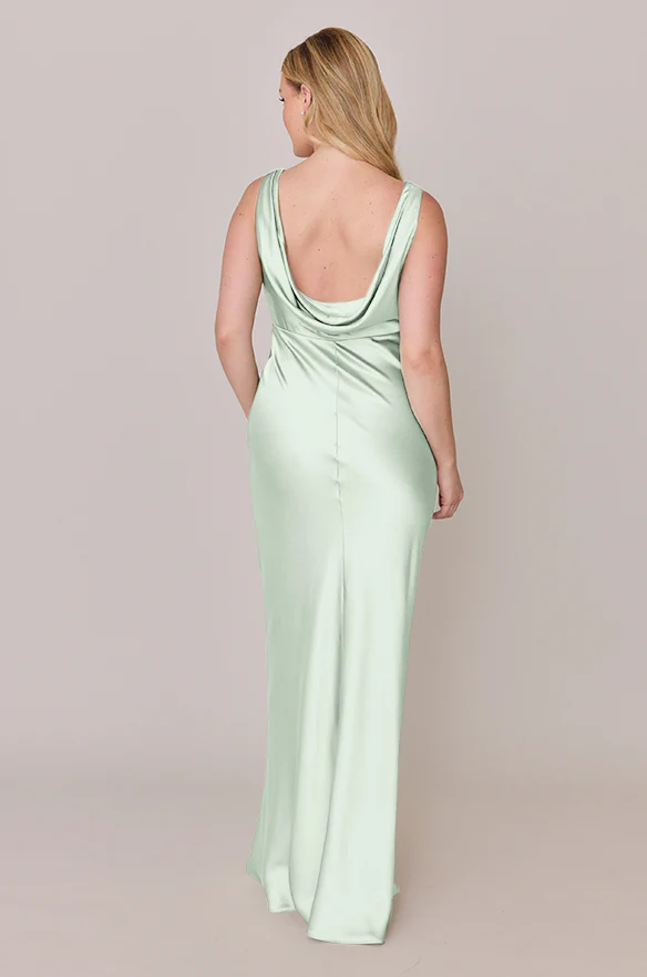 Audrey Satin Dress | Made To Order - Image 181