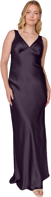 Audrey Satin Dress | Made To Order - Image 199