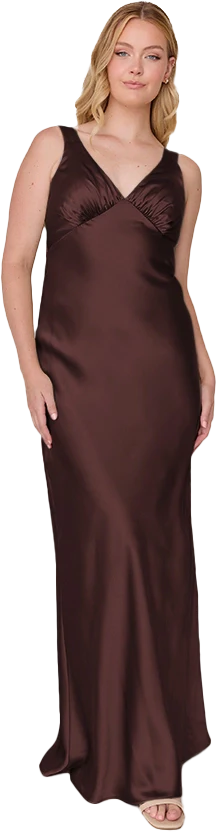Audrey Satin Dress | Made To Order - Image 212