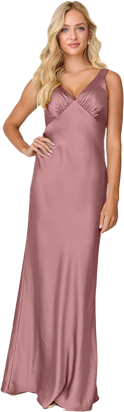 Audrey Satin Dress | Made To Order - Image 223