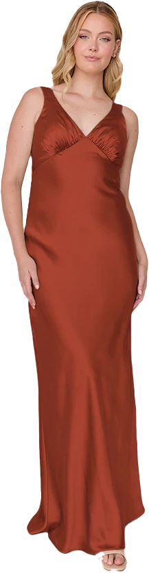 Audrey Satin Dress | Made To Order - Image 226