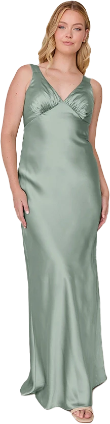 Audrey Satin Dress | Made To Order - Image 227