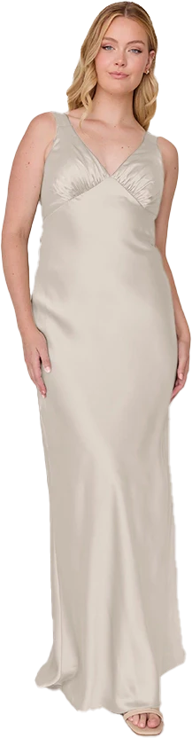 Audrey Satin Dress | Made To Order - Image 230