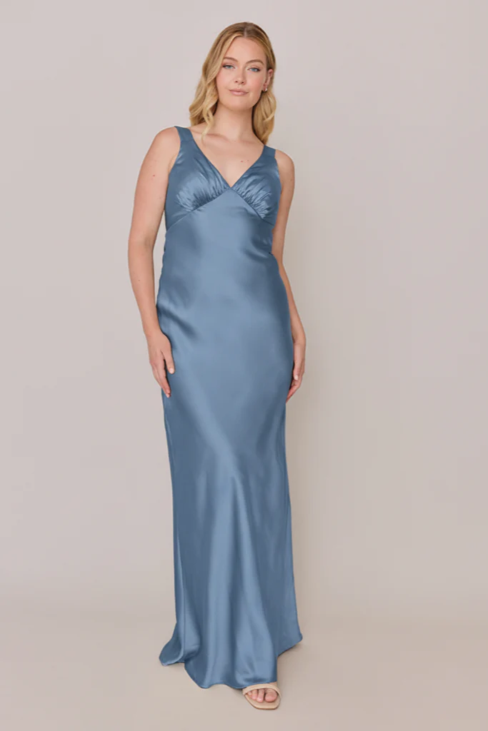 Audrey Satin Dress | Made To Order - Image 238