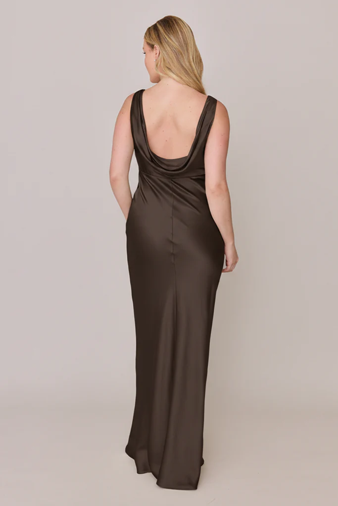 Audrey Satin Dress | Made To Order - Image 246