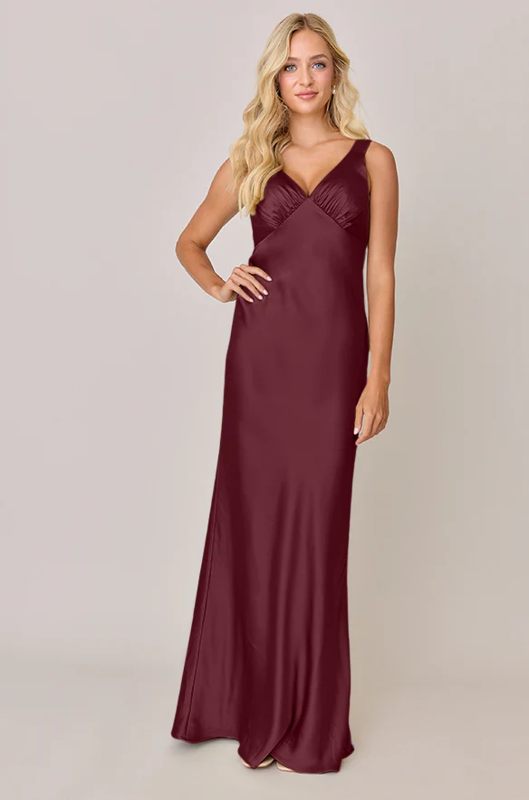 Audrey Satin Dress | Made To Order - Image 25