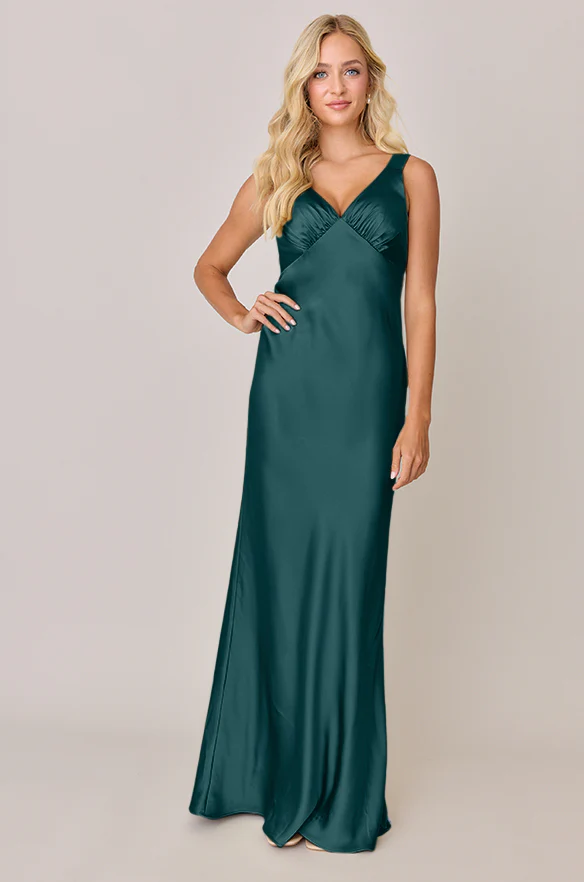 Audrey Satin Dress | Made To Order - Image 32