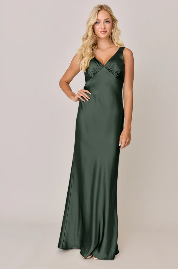 Audrey Satin Dress | Made To Order - Image 37