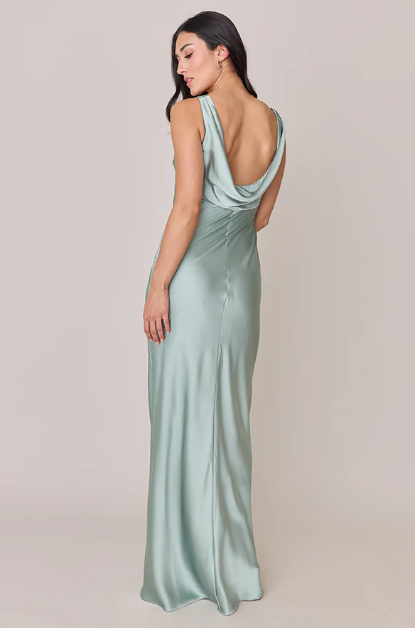 Audrey Satin Dress | Made To Order - Image 4