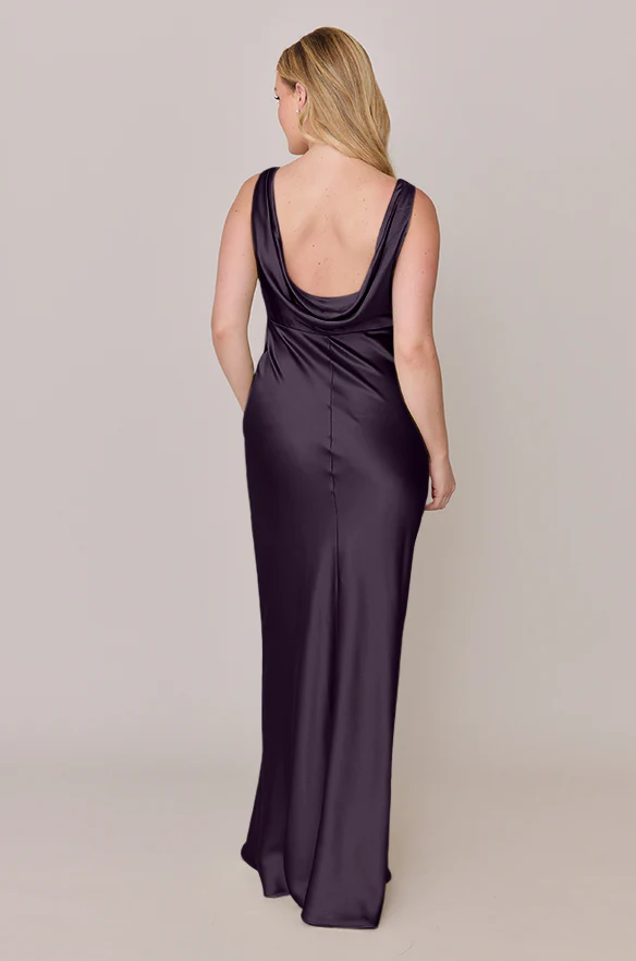 Audrey Satin Dress | Made To Order - Image 47