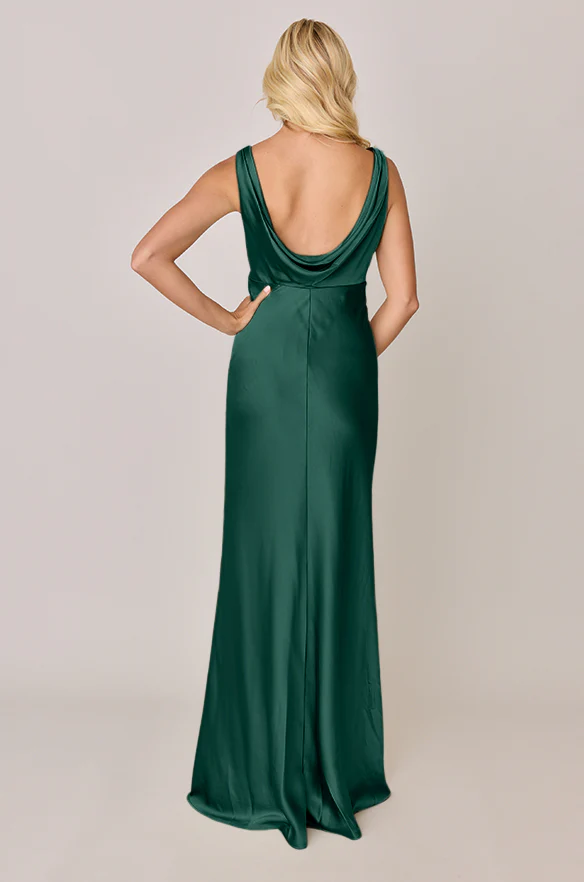 Audrey Satin Dress | Made To Order - Image 52