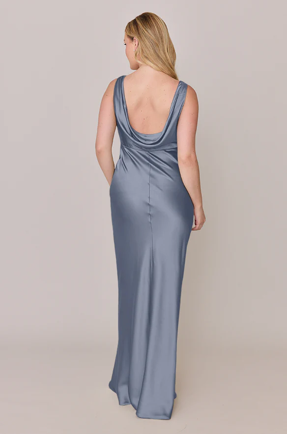 Audrey Satin Dress | Made To Order - Image 57