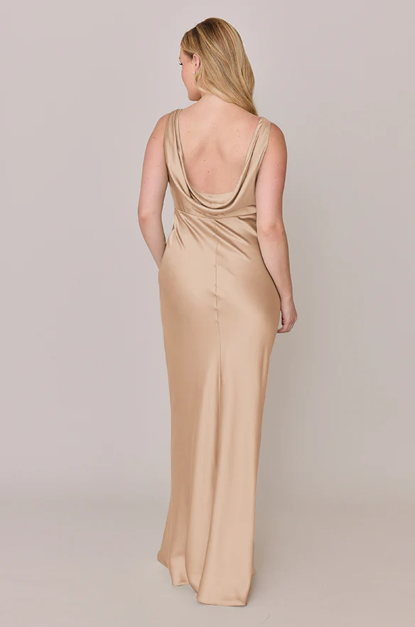 Audrey Satin Dress | Made To Order - Image 68