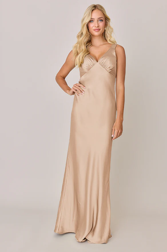 Audrey Satin Dress | Made To Order - Image 69