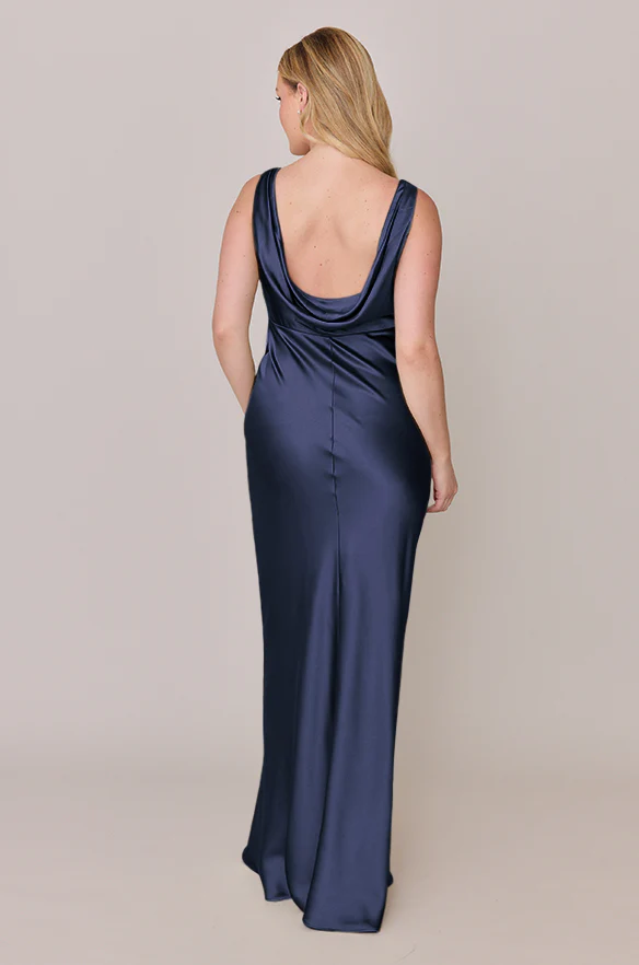 Audrey Satin Dress | Made To Order - Image 74