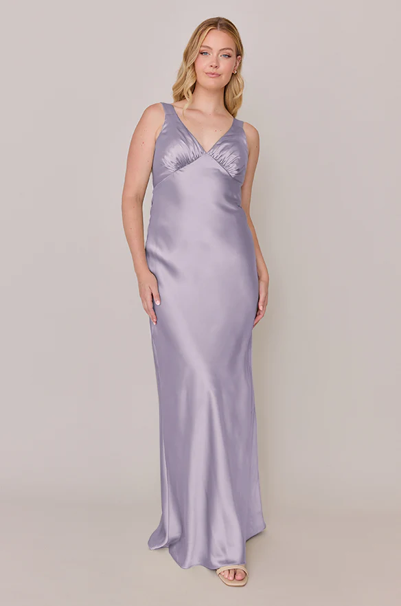 Audrey Satin Dress | Made To Order - Image 81