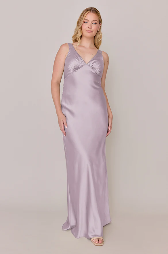 Audrey Satin Dress | Made To Order - Image 85