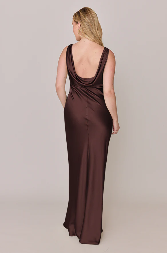 Audrey Satin Dress | Made To Order - Image 90