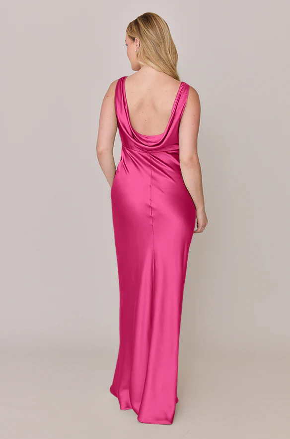 Audrey Satin Dress | Made To Order - Image 94