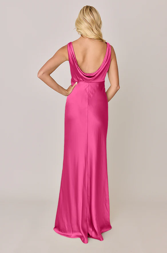 Audrey Satin Dress | Made To Order - Image 96
