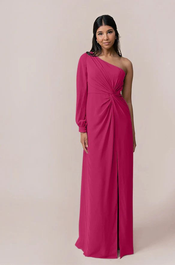 Aurora Chiffon Dress | Made To Order - Image 29