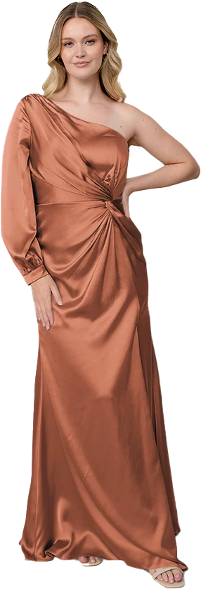 Aurora Satin Dress | Made To Order - Image 111