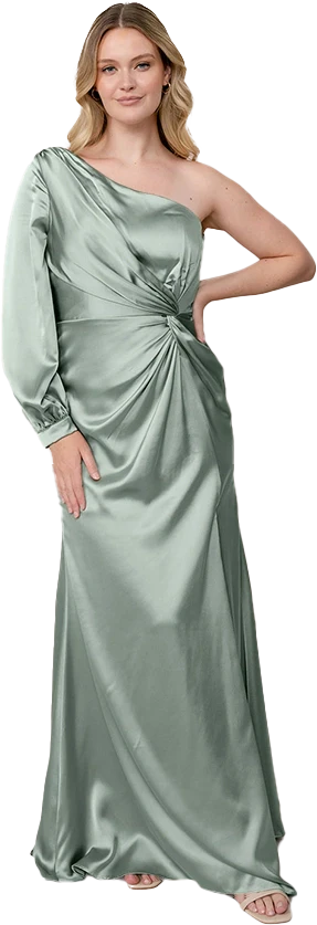 Aurora Satin Dress | Made To Order - Image 140