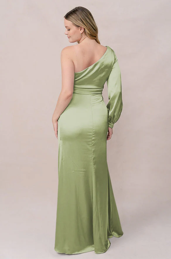 Aurora Satin Dress | Made To Order - Image 155