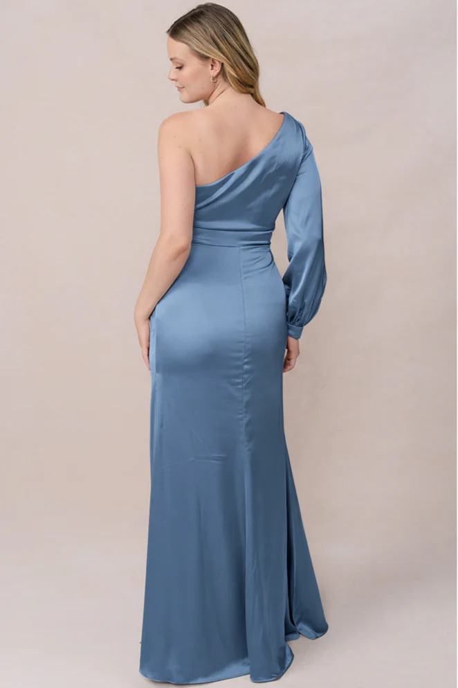 Aurora Satin Dress | Made To Order - Image 159