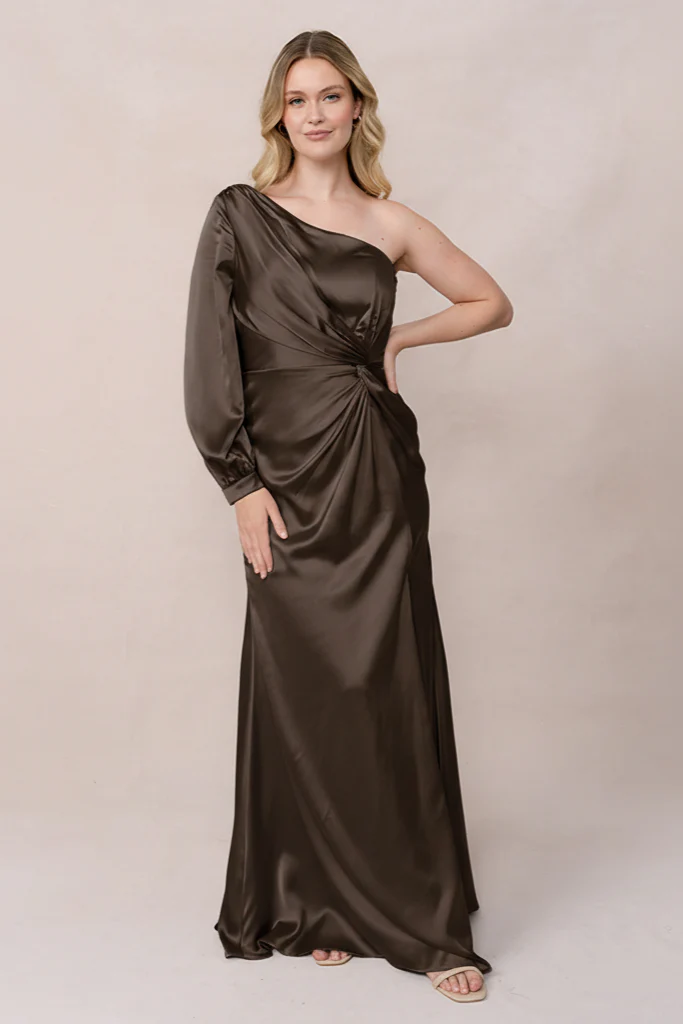 Aurora Satin Dress | Made To Order - Image 160