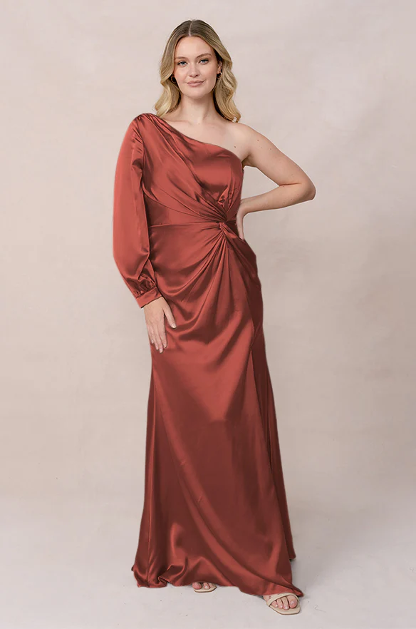 Aurora Satin Dress | Made To Order - Image 23