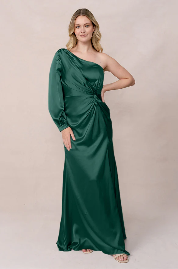 Aurora Satin Dress | Made To Order - Image 37