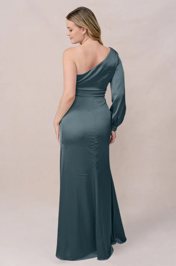 Aurora Satin Dress | Made To Order - Image 40