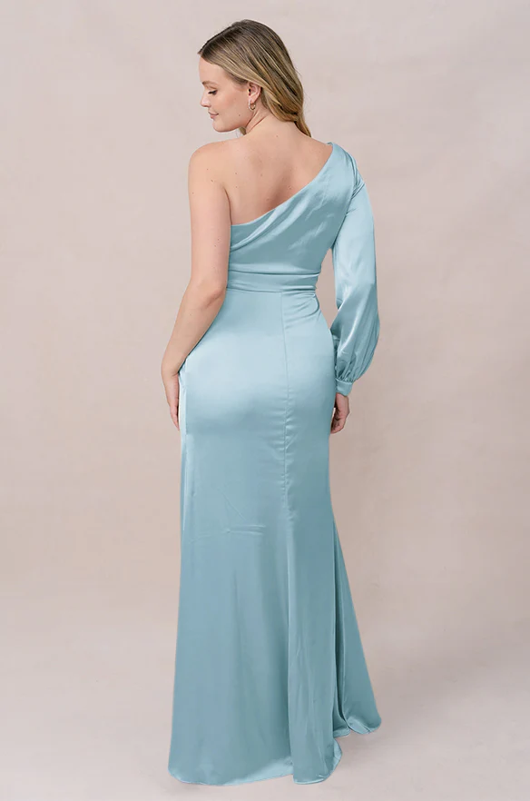 Aurora Satin Dress | Made To Order - Image 56