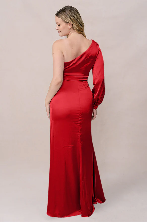 Aurora Satin Dress | Made To Order - Image 76