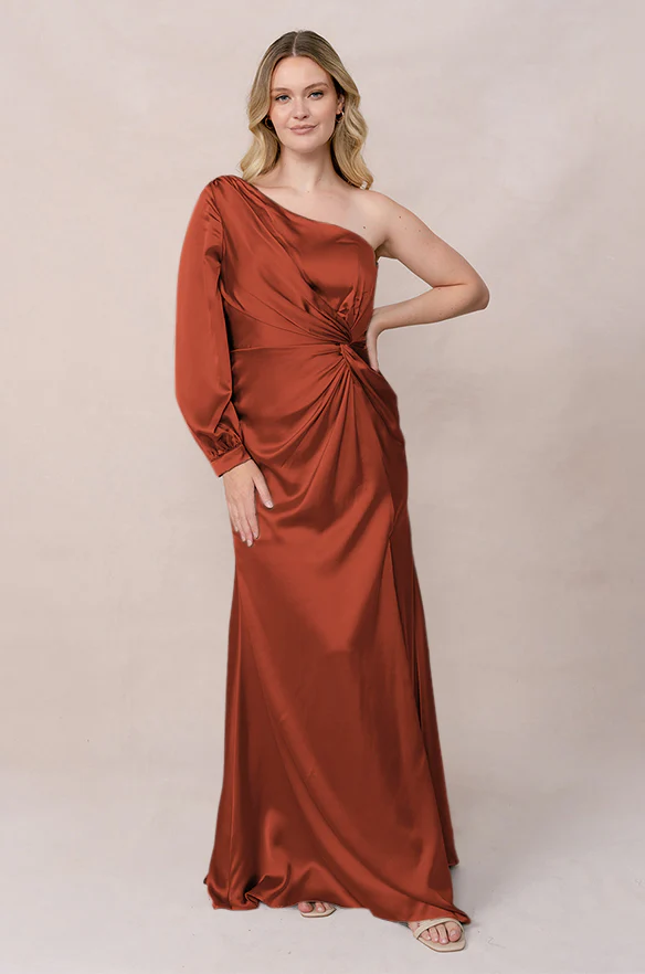 Aurora Satin Dress | Made To Order - Image 83