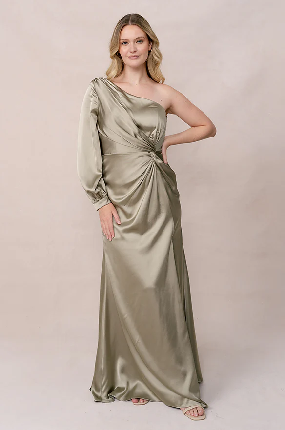 Aurora Satin Dress | Made To Order - Image 87