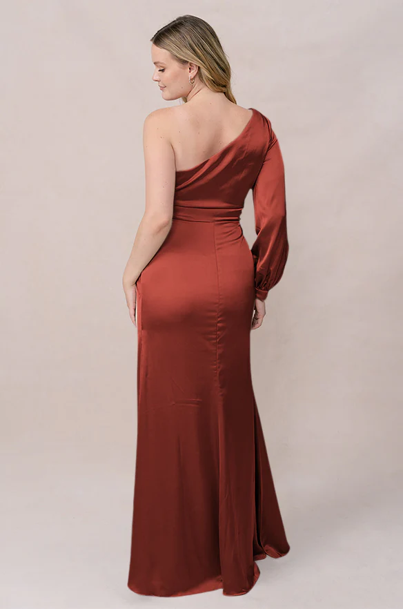 Aurora Satin Dress | Made To Order - Image 98