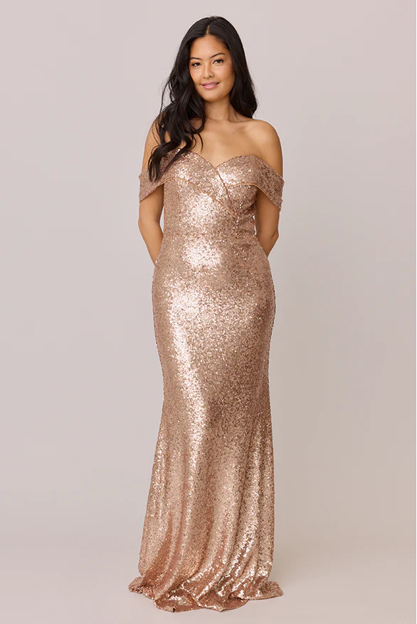 Bardot Sequin Dress | Made To Order