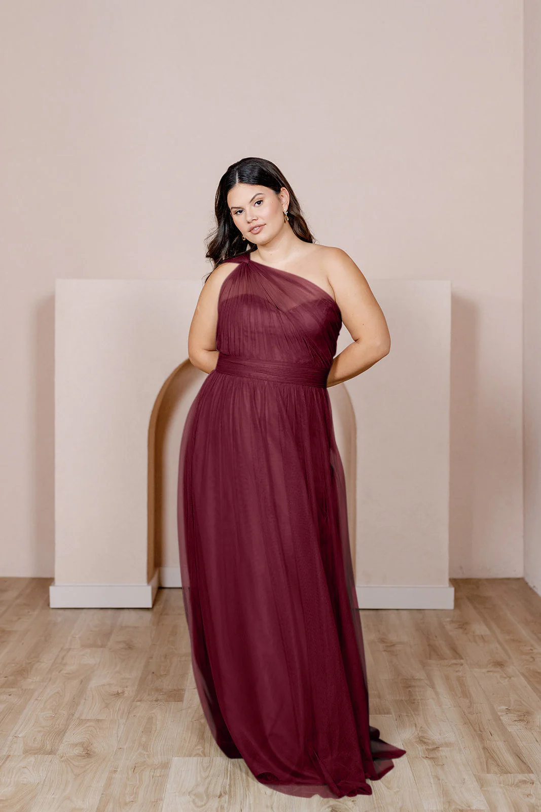 Bella Tulle Dress | Ready To Ship | Cabernet