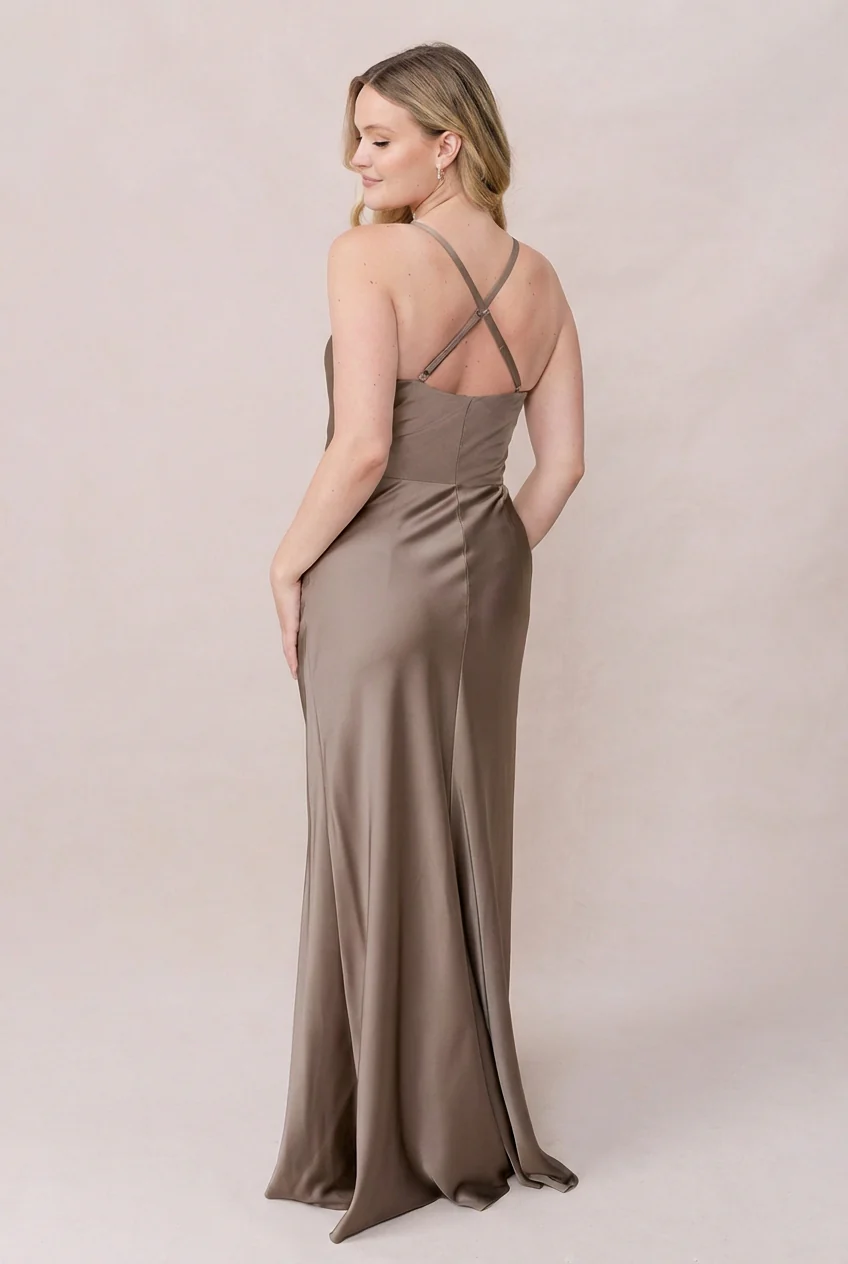 Billie Satin Dress | Made To Order - Image 167