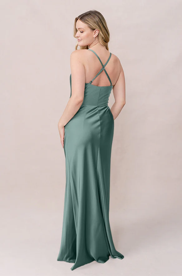 Billie Satin Dress | Made To Order - Image 78