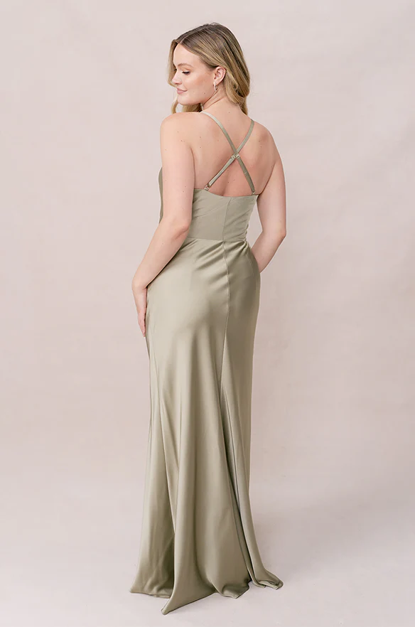 Billie Satin Dress | Made To Order - Image 86