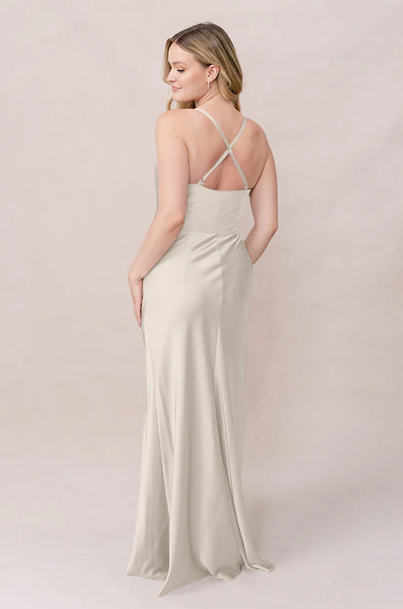 Billie Satin Dress | Made To Order - Image 90