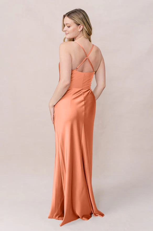 Billie Satin Dress | Made To Order - Image 92