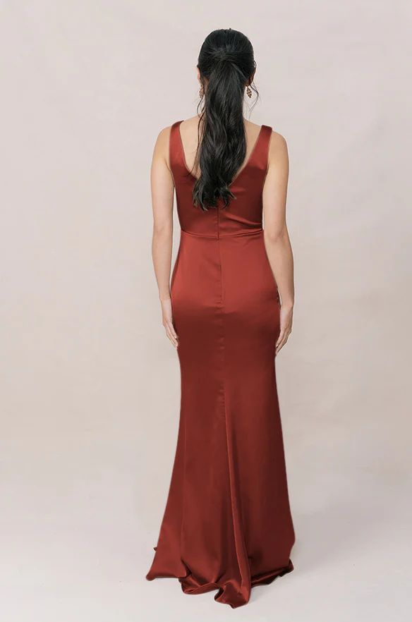 Blair Satin Dress | Made To Order - Image 103