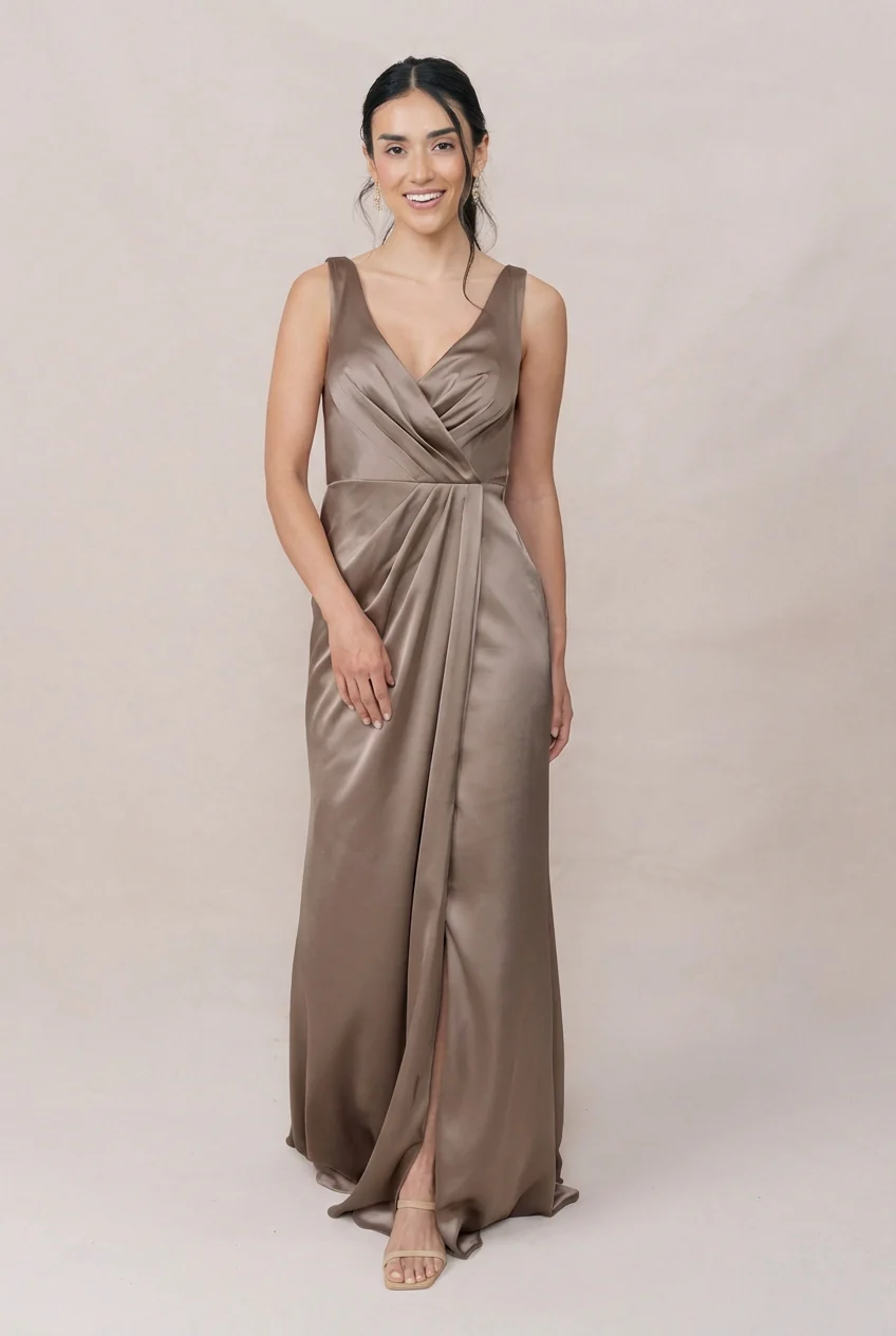 Blair Satin Dress | Made To Order - Image 171
