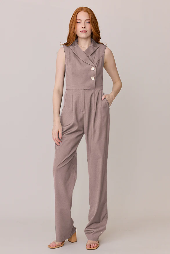 Blake Crepe Jumpsuit | Made To Order - Image 31